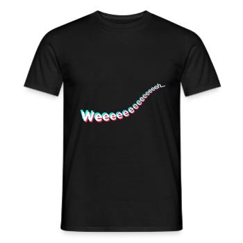 Weeeeeh! Fail Meme Print - Men's T-Shirt - black - Front - AI Model Male 178 light (178cm)