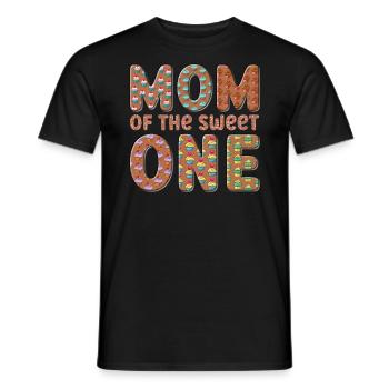 Maman du Sweet One Matching Birthday - T-shirt homme - noir - Devant - AI Model Male 178 light (178cm)