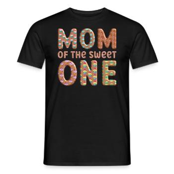Maman du Sweet One Matching Birthday - T-shirt homme - noir - Devant - AI Model Male 178 light (178cm)