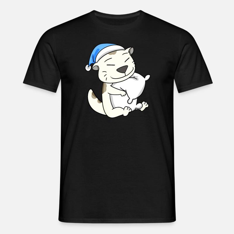 Chat race devon rex - T-shirt Homme - noir