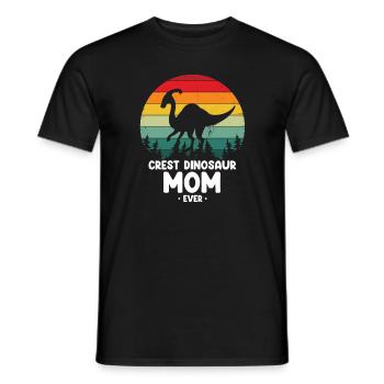 Paläontologie-Lehrer und Parasaurolophus Motif - Männer T-Shirt - Schwarz - Vorne - AI Model Male 178 light (178cm)