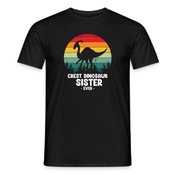 Paläontologie-Lehrer und Parasaurolophus Motif - Männer T-Shirt - Schwarz - Vorne - AI Model Male 178 light (178cm)