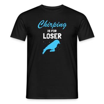 Pêcheur roi australien et oiseau lanchender - T-shirt homme - noir - Devant - AI Model Male 178 light (178cm)