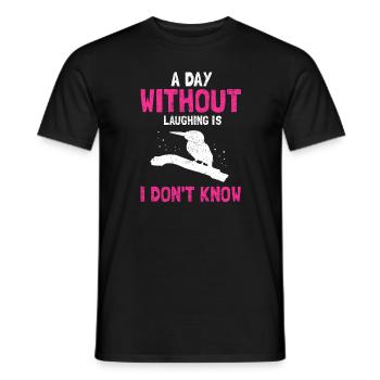 Kookaburra Design and Laughing Bird - Men's T-Shirt - black - Front - AI Model Male 178 light (178cm)