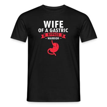 Gastric Bypass and Gastric Bypass Operation Design - Men's T-Shirt - black - Front - AI Model Male 178 light (178cm)