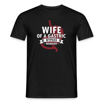 Gastric Bypass and Gastric Bypass Operation Design - Men's T-Shirt - black - Front - AI Model Male 178 light (178cm)