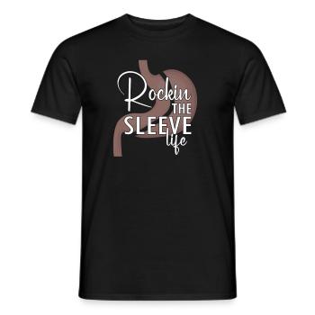 Gastric Bypass and Gastric Bypass Operation Design - Men's T-Shirt - black - Front - AI Model Male 178 light (178cm)
