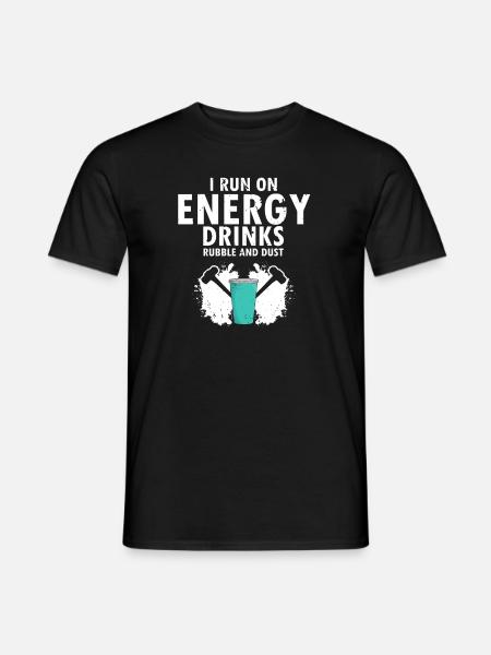 Démolition et rénovation de maisons - T-shirt homme - noir