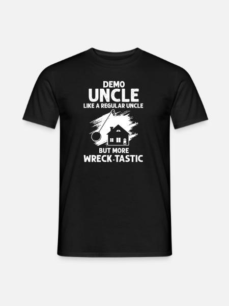 Démolition et rénovation de maisons - T-shirt homme - noir