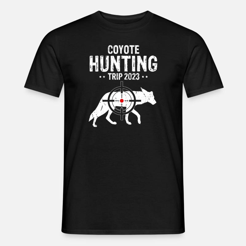 Kojoten Design für Kojotentöter - Männer T-Shirt - Schwarz