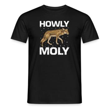 Capture de coyotes et conception de chasseur de coyotes - T-shirt homme - noir - Devant - AI Model Male 178 light (178cm)