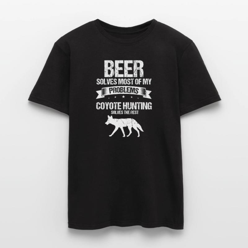 Conception de coyote pour les réacteurs de coyote T-shirt homme