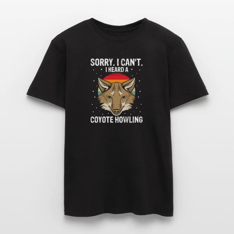 Conception de coyote pour les réacteurs de coyote T-shirt homme