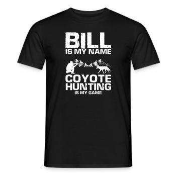 Conception de coyote pour les réacteurs de coyote - T-shirt homme - noir - Devant - AI Model Male 178 light (178cm)