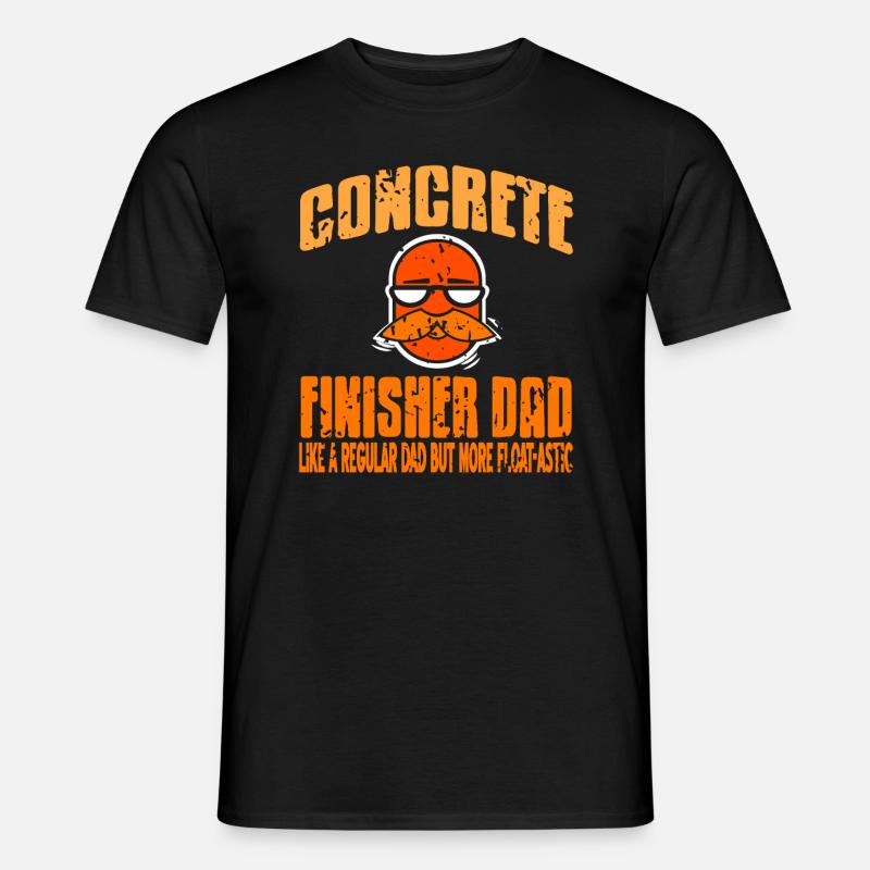 Conception de constructeur en béton pour les constructeurs et le chantier de construction T-shirt homme