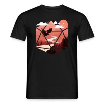 RPG RPG jeux de rôle sur table jeu de rôle de joueur - T-shirt homme - noir - Devant - AI Model Male 178 light (178cm)