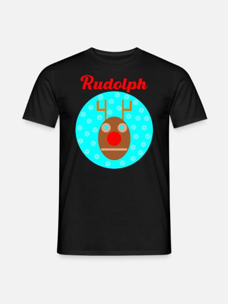 Rudolph - Men's T-Shirt - black