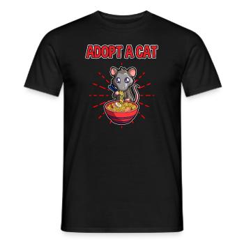 Opossum Spruch für Tierliebhaber und Possum - Männer T-Shirt - Schwarz - Vorne - AI Model Male 178 light (178cm)