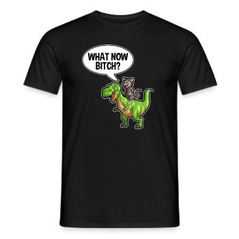 Possum Design für Opossum Liebhaber und Possum - Männer T-Shirt - Schwarz - Vorne - AI Model Male 178 light (178cm)