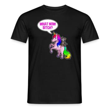 Opossum Design für Possum Fans und Opossum Fans - Männer T-Shirt - Schwarz - Vorne - AI Model Male 178 light (178cm)