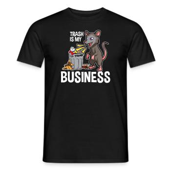 Opossum Design für Possum Fans und Opossum Fans - Männer T-Shirt - Schwarz - Vorne - AI Model Male 178 light (178cm)