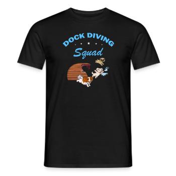 Sports nautiques pour chiens et sports nautiques pour chiens - T-shirt homme - noir - Devant - AI Model Male 178 light (178cm)
