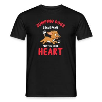 Sports nautiques pour chiens et sports nautiques pour chiens - T-shirt homme - noir - Devant - AI Model Male 178 light (178cm)