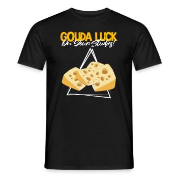 Charcuterie design for cheesemakers - Men's T-Shirt - black - Front - AI Model Male 178 light (178cm)