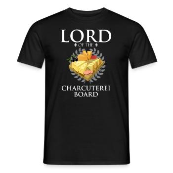 Gouda fumé design et Gouda gourmet - T-shirt homme - noir - Devant - AI Model Male 178 light (178cm)