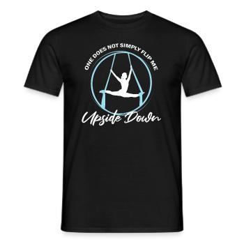 Aerial Silk Circus for Aerial Silk Performers - Men's T-Shirt - black - Front - AI Model Male 178 light (178cm)