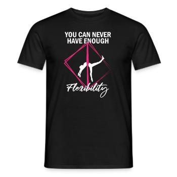Cirque de soie aérien pour les artistes de soie aérienne - T-shirt homme - noir - Devant - AI Model Male 178 light (178cm)