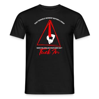 Cirque de soie aérien pour les artistes de soie aérienne - T-shirt homme - noir - Devant - AI Model Male 178 light (178cm)