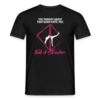 Aerial Silk Dancer for Aerial Ribbon and Aerialist - Men's T-Shirt - black - Front - AI Model Male 178 light (178cm)