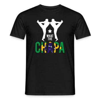 Dicton de danse afro-brésilienne pour la Capoeira - T-shirt homme - noir - Devant - AI Model Male 178 light (178cm)