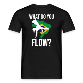 Brasilianischer Tanz für Kickboxen - Männer T-Shirt - Schwarz - Vorne - AI Model Male 178 light (178cm)