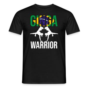Instruments de capoeira pour la danse brésilienne - T-shirt homme - noir - Devant - AI Model Male 178 light (178cm)