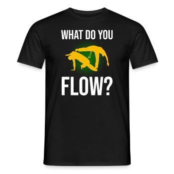 Arts martiaux brésiliens pour instruments de capoeira - T-shirt homme - noir - Devant - AI Model Male 178 light (178cm)