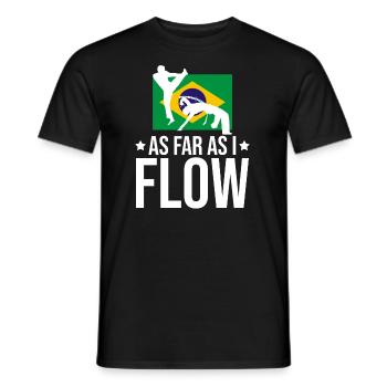 Capoeira for Mixed Martial Arts and Kickboxing - Men's T-Shirt - black - Front - AI Model Male 178 light (178cm)