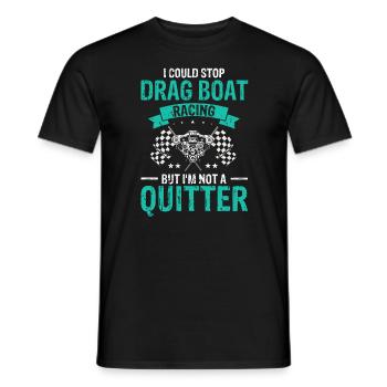 Speedboat Racing Design for Racing Boaters - Men's T-Shirt - black - Front - AI Model Male 178 light (178cm)