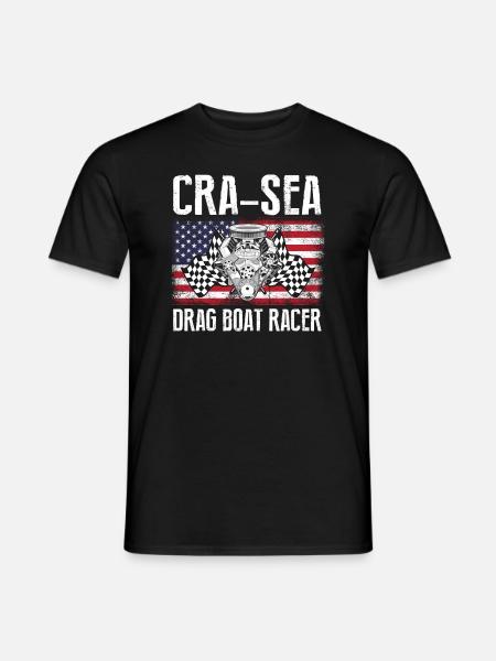 Drag Boot Design für Rennbootfahrer - Männer T-Shirt - Schwarz