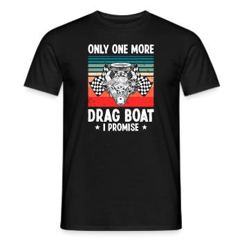 Conception de bateaux de dragster pour les plaisanciers de course - T-shirt homme - noir - Devant - AI Model Male 178 light (178cm)