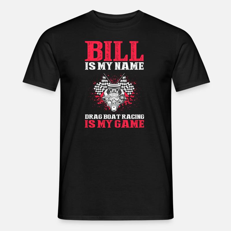 Schnellboot-Rennen Design for Rennbootfahrer - Männer T-Shirt - Schwarz