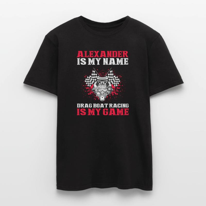Conception de bateaux de course pour les courses de dragsters T-shirt homme
