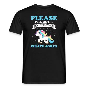 Beinprothesendesign und Beinprothesen - Männer T-Shirt - Schwarz - Vorne - AI Model Male 178 light (178cm)