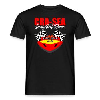 Speedboat Racing Design for Racing Boaters - Men's T-Shirt - black - Front - AI Model Male 178 light (178cm)