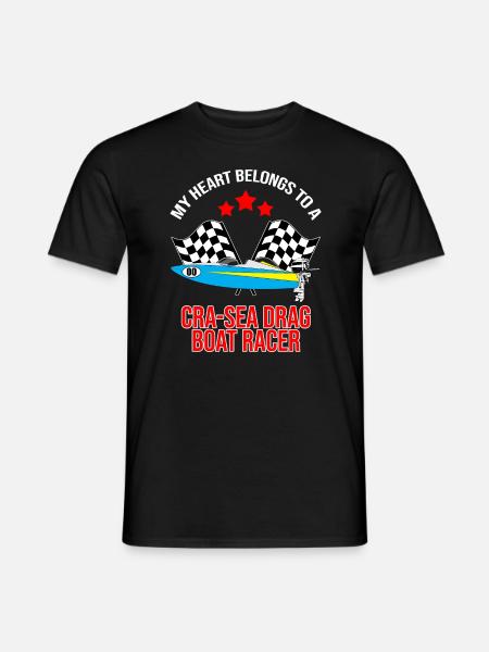 Drag Boot Design für Rennbootfahrer - Männer T-Shirt - Schwarz