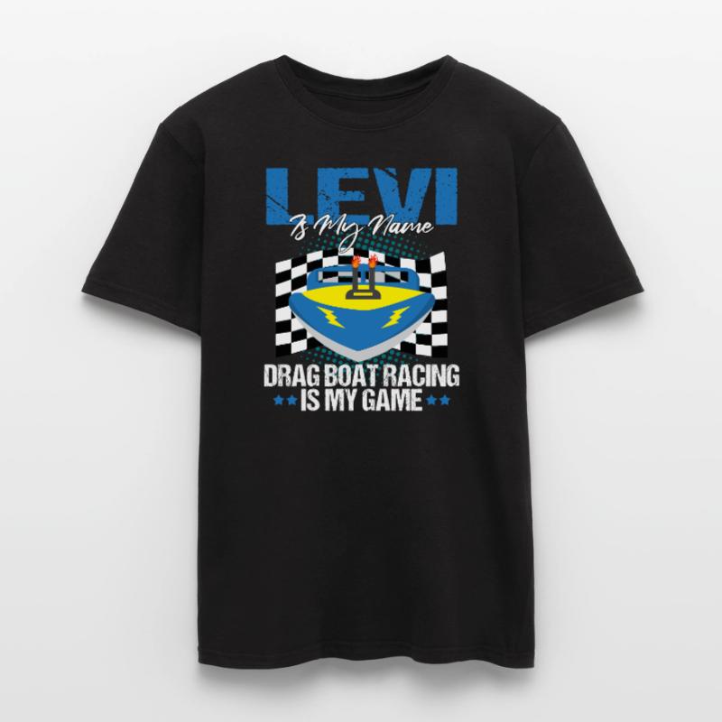 Conception de bateau de traînée pour les conducteurs de bateaux de course T-shirt homme