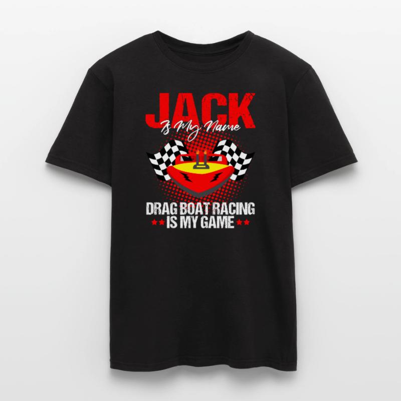 Conception de bateau de traînée pour les conducteurs de bateaux de course T-shirt homme
