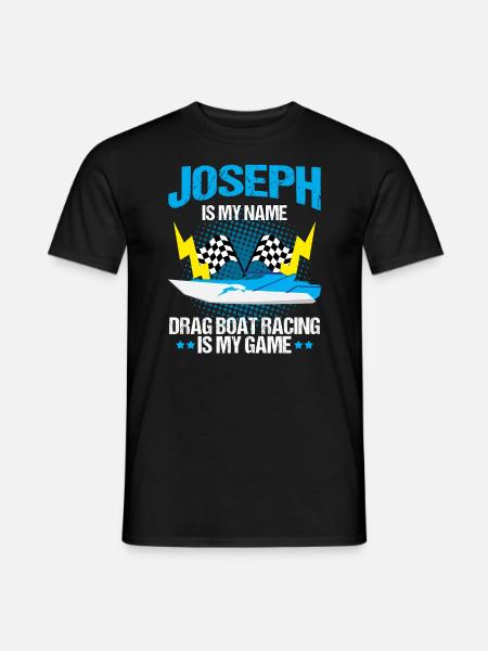 Drag Boot Design für Rennbootfahrer - Männer T-Shirt - Schwarz