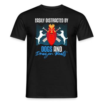 Entraîneur de bateaux-dragons pour les courses de bateaux chinois - T-shirt homme - noir - Devant - AI Model Male 178 light (178cm)
